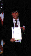 Professor Tapia with his Presidential Award